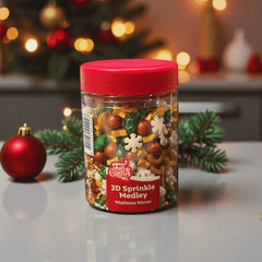 Weihnachts Streusel-Mix 3D verschiedene Winter Varianten (70g)