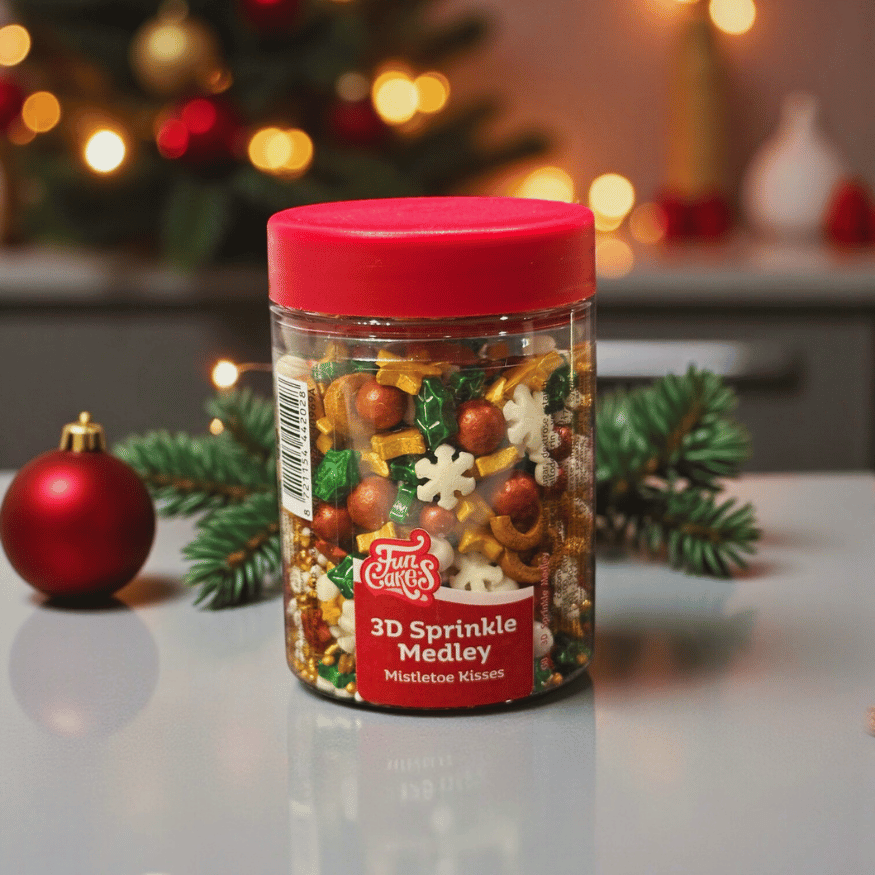 Weihnachts Streusel-Mix 3D verschiedene Winter Varianten (70g)