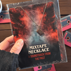 Mixtape Halskette inkl. Grußkarte – Retro-Sound & Vintage Vibes