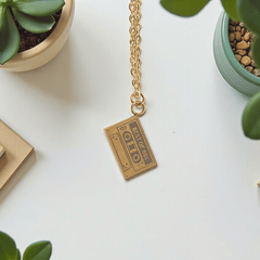 Mixtape Halskette inkl. Grußkarte – Retro-Sound & Vintage Vibes