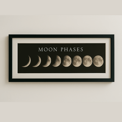 Mondphasen Wandbild