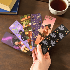 MoonElly Lesezeichen – Witchy & Cozy (6 Varianten)