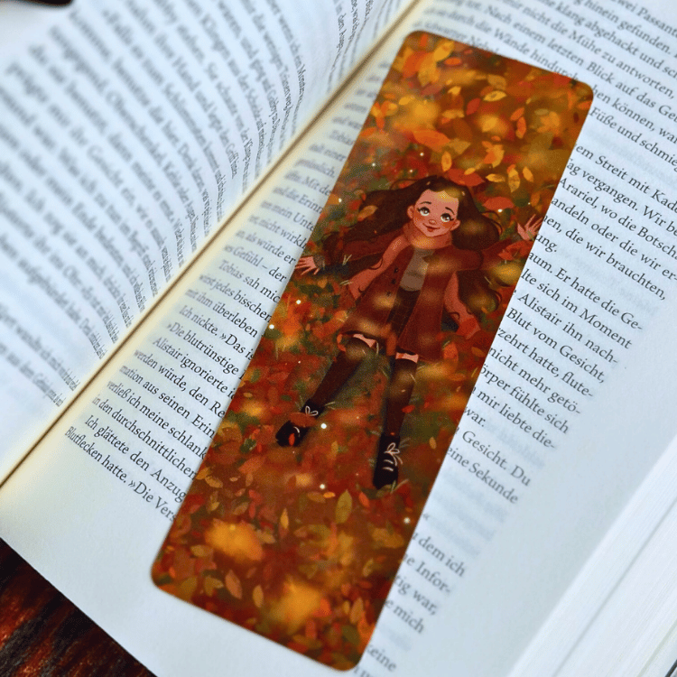MoonElly Lesezeichen – Witchy & Cozy Herbstdesigns (6 Varianten)