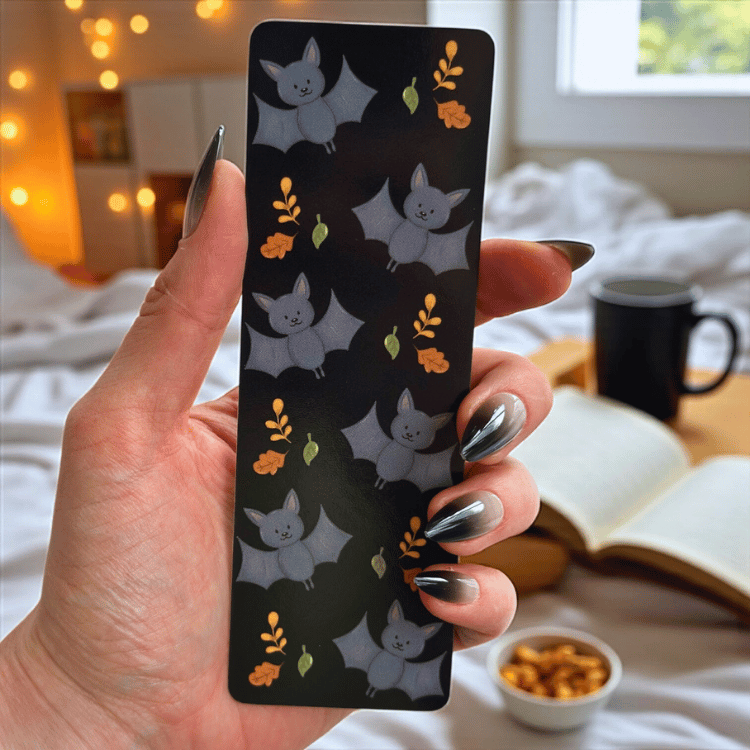 MoonElly Lesezeichen – Witchy & Cozy Herbstdesigns (6 Varianten)