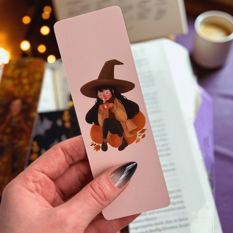 MoonElly Lesezeichen – Witchy & Cozy Herbstdesigns (6 Varianten)