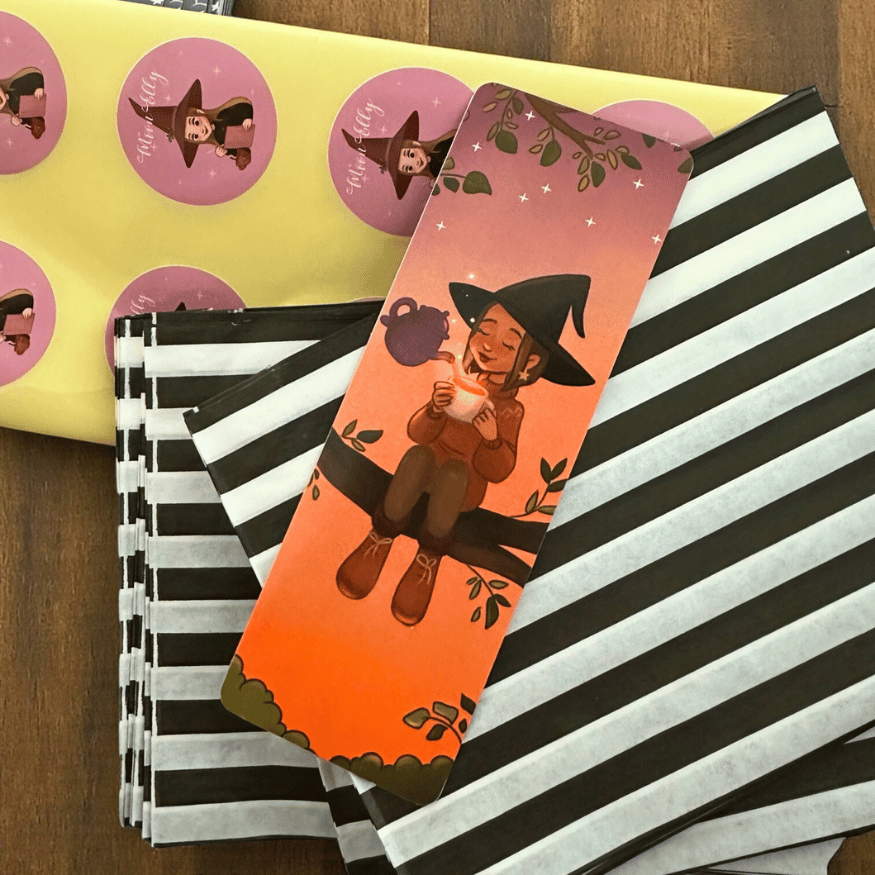 MoonElly Lesezeichen – Witchy & Cozy (6 Varianten)