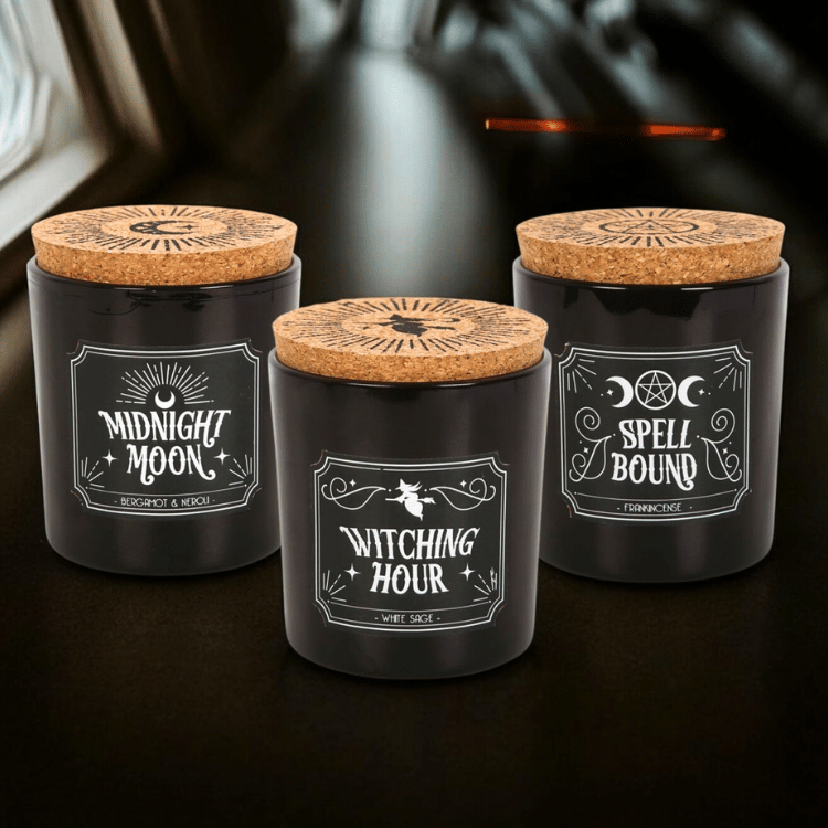 Schwarze Mystische Kerzen