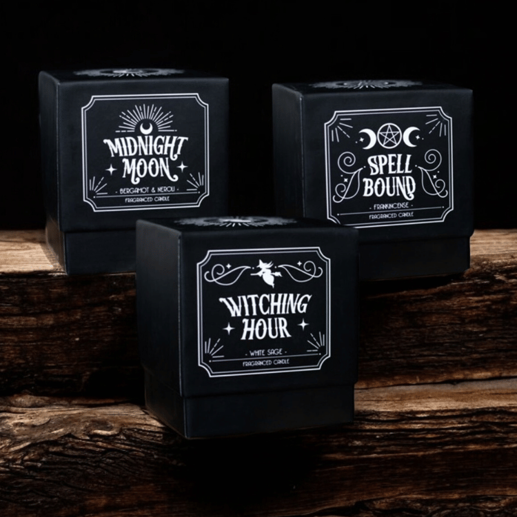 Schwarze Mystische Kerzen