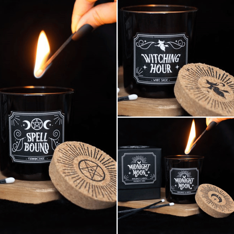 Schwarze Mystische Kerzen