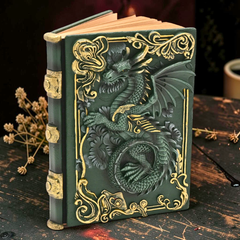 Notizbuch Mystic Legends mit 3D Drachen-Relief