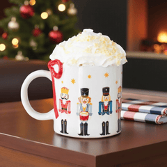 Nussknacker Tasse mit Schleife – XXL 500ml Tasse