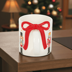 Nussknacker Tasse mit Schleife – XXL 500ml Tasse