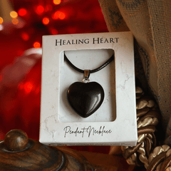 Kristall Herz-Halskette