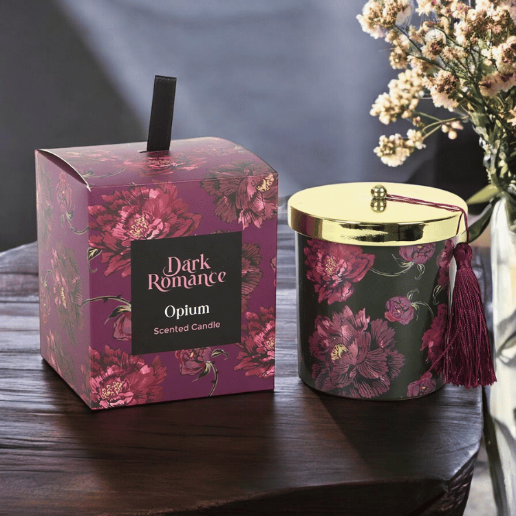 Opium Duftkerze im Glas – Dark Romance Kerze