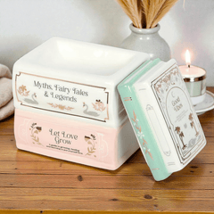 Buchstapel-Duftlampe – Cozy Deko für Booklover & Leseabende