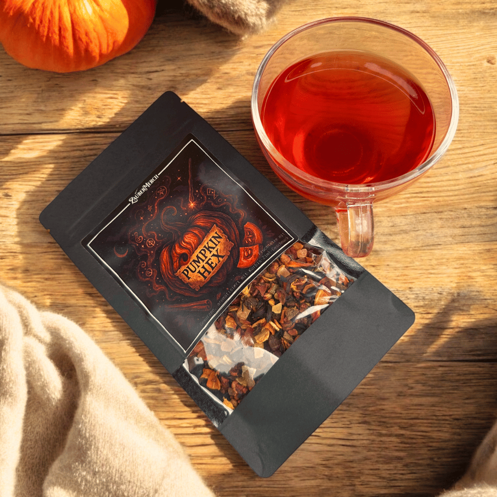 Pumpkin Hex – Früchtetee mit Kürbis-Zimt-Geschmack | Limitierter Halloween Tee