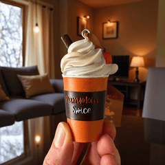 Pumpkin Spice Latte Ornament – Deko-Anhänger mit Cozy Charme