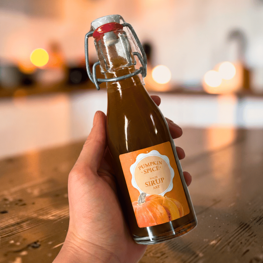 Pumpkin Spice Sirup - süßes Herbstaroma vom Hof