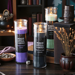 Schutz-Zauberkerze „Opium“ – Räucher- & Ritualkerze