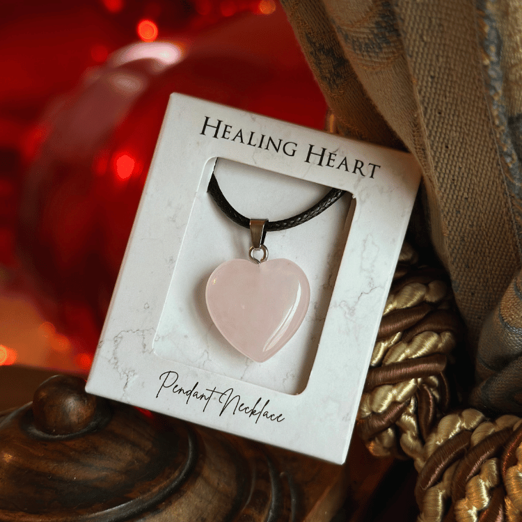 Kristall Herz-Halskette