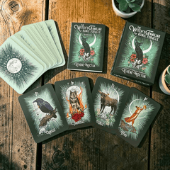 Runen Orakelkarten & Begleitbuch – The Witch’s Familiar Runic Oracle (Englisch)