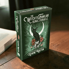 Runen Orakelkarten & Begleitbuch – The Witch’s Familiar Runic Oracle (Englisch)