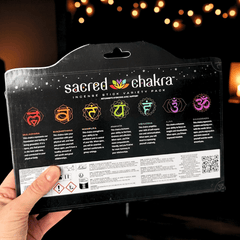 Sacred Chakra Räucherstäbchen Set – 7 Düfte für Energie, Balance & Achtsamkeit
