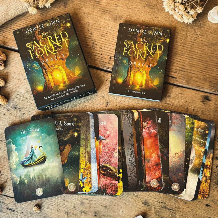 Sacred Forest Orakelkarten – Wald Orakel mit Anleitung & Audios (Englisch)