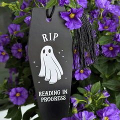 RIP Gespenst Lesezeichen in Sarg Optik – Spooky Reading in Progress Booklover