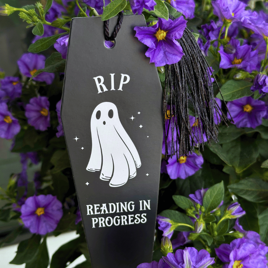 RIP Gespenst Lesezeichen in Sarg Optik – Spooky Reading in Progress Booklover
