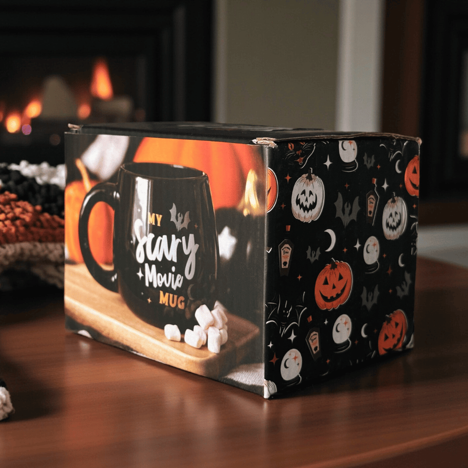 My Scary Movie XL Tasse – schwarzes Hexen-Design