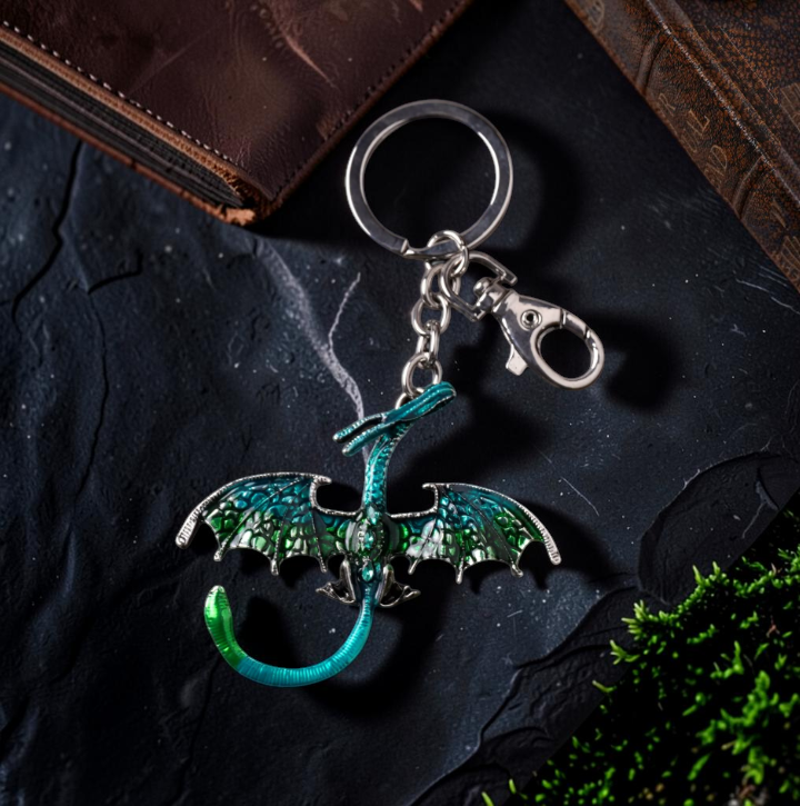 Mystischer Drachen Schlüsselanhänger