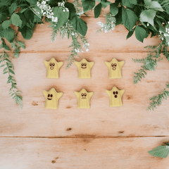 Schokoladengeister aus weißer Schokolade – Deko Set