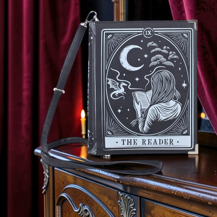 Umhängetasche im Tarot / Drachen Stil