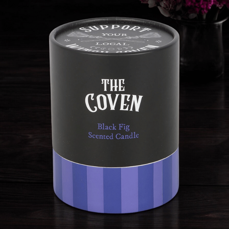 Schwarze Duftkerze The Coven – Black Fig Kerze im Glas