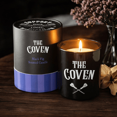 Schwarze Duftkerze The Coven – Black Fig Kerze im Glas