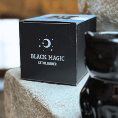Schwarze Katze - Duftlampe