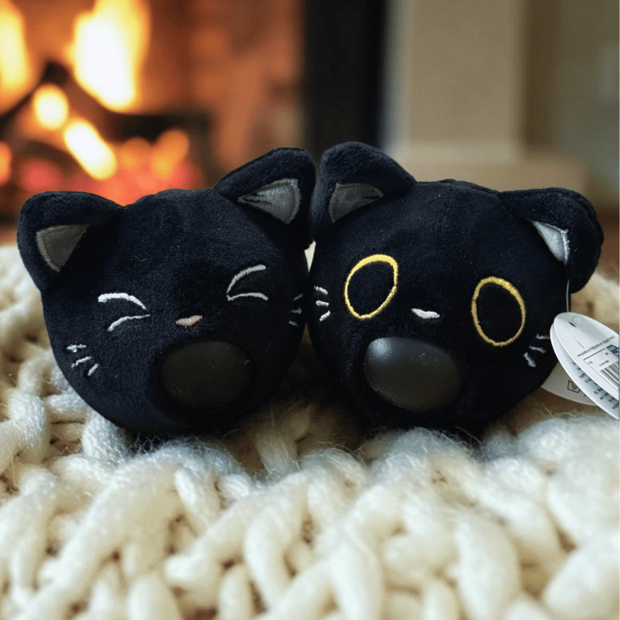 Schwarze Katze Wahrsager Quetschball