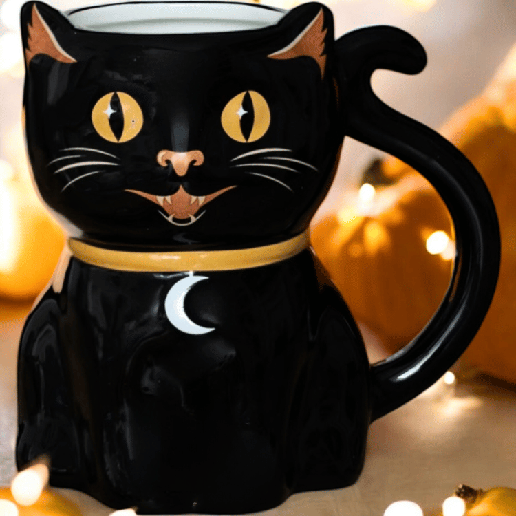 Schwarze Katzen Tasse