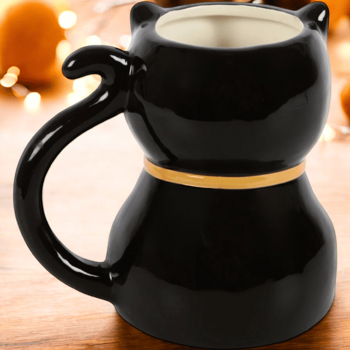 Schwarze Katzen Tasse