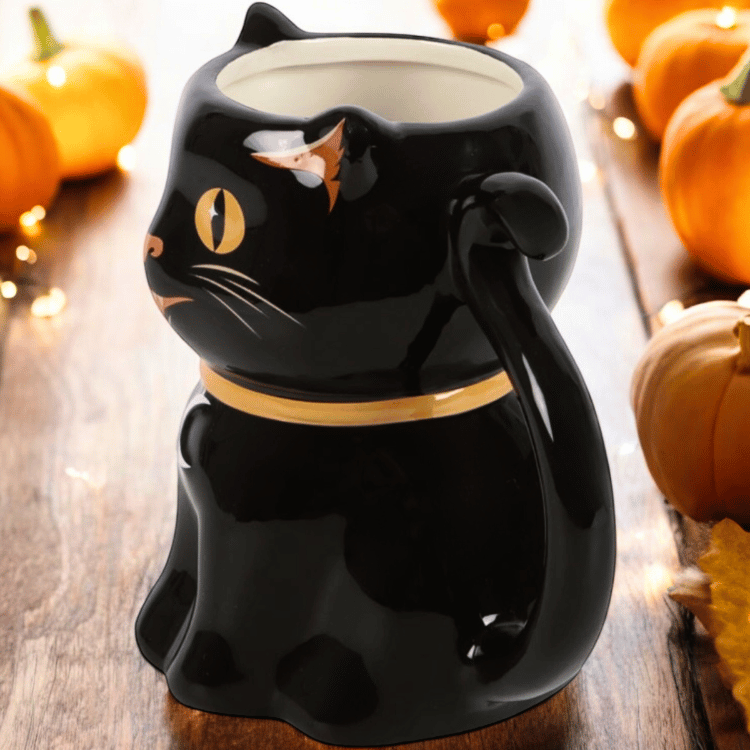 Schwarze Katzen Tasse