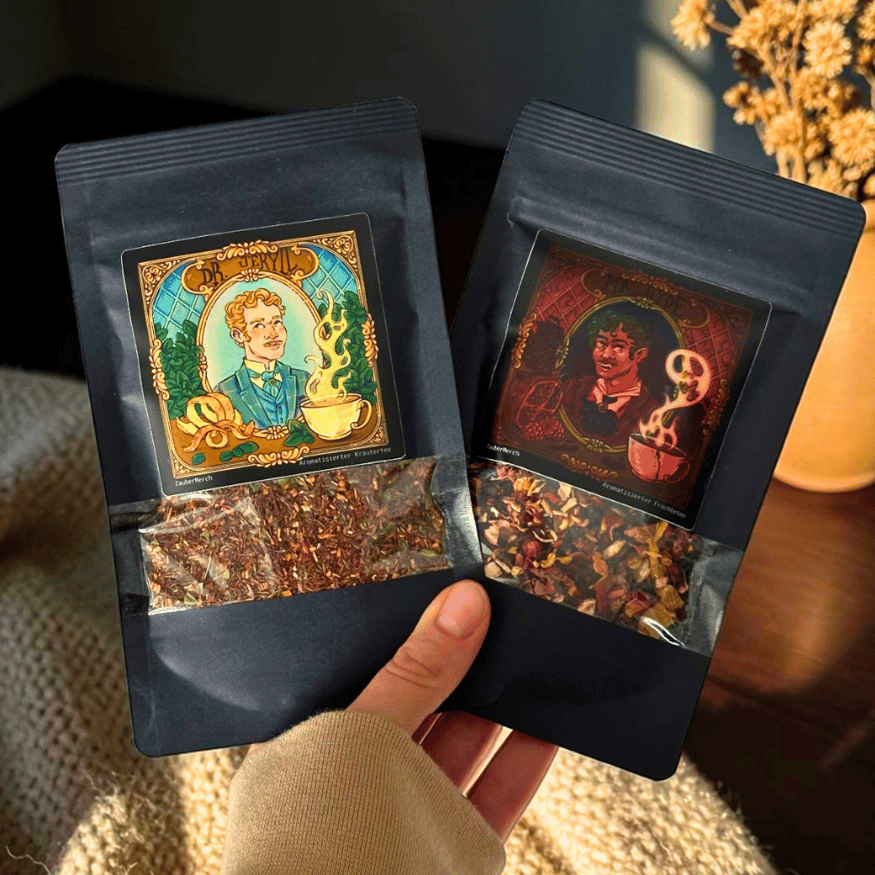 Dr. Jekyll & Mr. Hyde – 2er-Tee-Set mit Kräutertee und Früchtetee