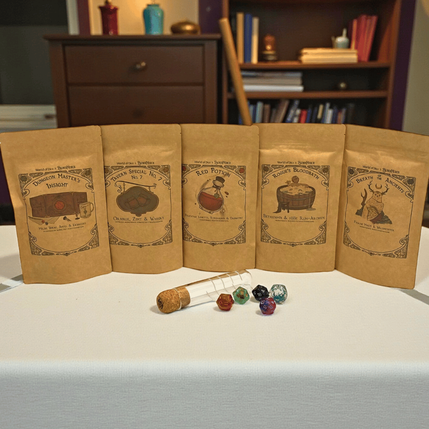 Short Rest Kit – Fantasy Tee Bundle für Pen & Paper Rollenspiele