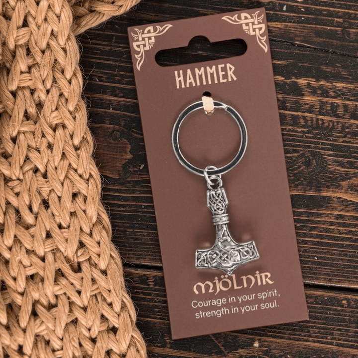 Mjölnir Schlüsselanhänger – Thors Hammer als nordisches Symbol