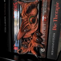 Spooky Bücherstütze Monster-Edition – Hexe, Werwolf & Dämon