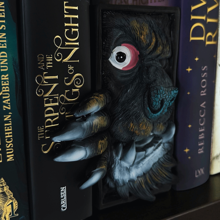 Spooky Bücherstütze Monster-Edition – Hexe, Werwolf & Dämon
