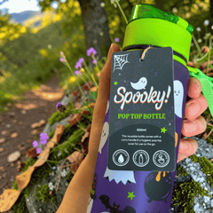 Spooky Trinkflasche Summerween 600 ml – Pop Top Wasserflasche