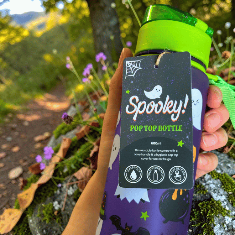 Spooky Trinkflasche Summerween 600 ml – Pop Top Wasserflasche