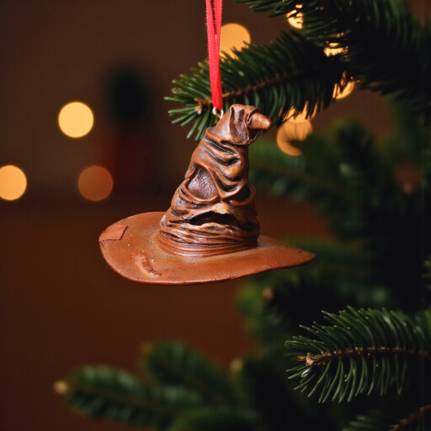 Harry Potter – Sprechender Hut Weihnachtsbaum-Schmuck Ornament