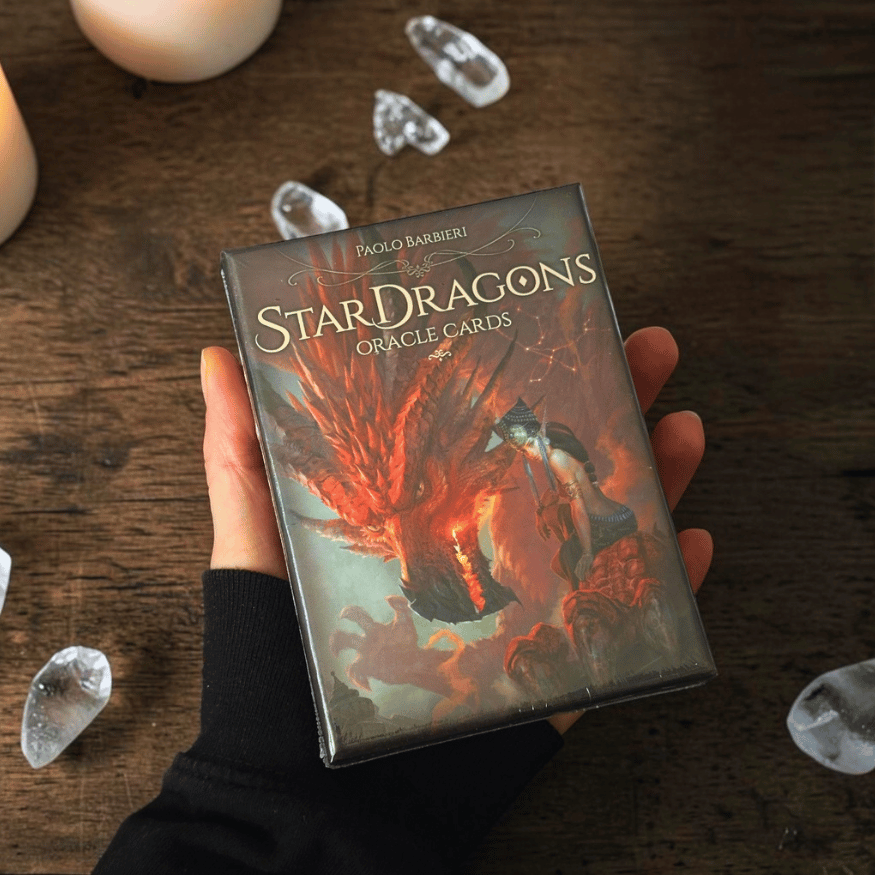 Star Dragons Orakelkarten – Drachen Orakel Deck mit Begleitbuch (Englisch)